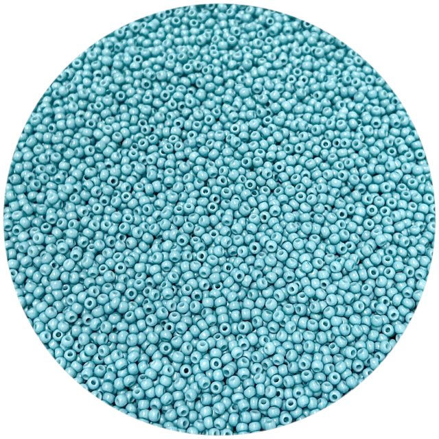 MOSTACILLAS CALIBRADAS 12/0 (2MM) - CELESTE