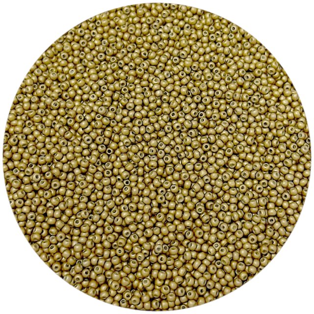 MOSTACILLAS CALIBRADAS 12/0 (2MM) - DORADO