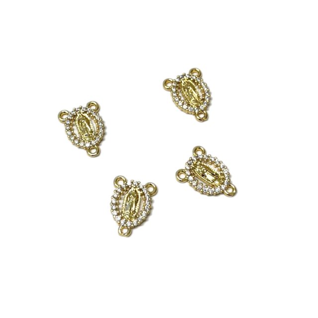 DIJE VERONICA (GUADALUPE) 12X10MM - BAÑO DE ORO