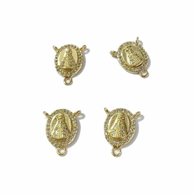 DIJE VERONICA (LUJAN) 14X12MM - BAÑO DE ORO