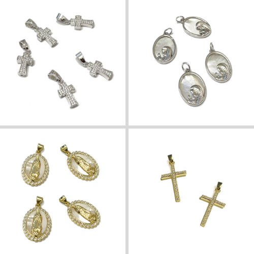 DIJES RELIGIOSOS BAÑO DE ORO - RODIO